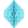 Party Deco Korėtas rombas 30cm 1 vnt melsvas