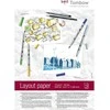 Tombow PB-LAYOUT, Meno popierius, 75 g/m², 75 lapai