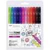 Tombow WS-PK-12P-1 - 12 pc(s) - Juodas,Mėlyna,Brown,Cyan,Žalias,Oranžinis,Rožinė,Raudona,Violet - Fine/Bullet tip - Multicolor - Round - Blister