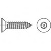 Toolcraft TOOLCRAFT TO-5380194 Sikkerhedsskruer 6.3 mm 50 mm Invendig torx 88115 Rustfrit stål A2 100 stk