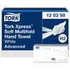 Rankšluostis Lapelinis rankšluostinis popierius Tork Xpress Multifold Soft H2, 2sl., 180lap., 25,5x21,2cm, 21 vnt
