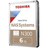 Toshiba N300, 6 TB, 7200 RPM, 512 MB, 3,5", Serial ATA III
