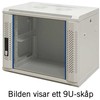 19" Komutacinė spinta TOTEN, System Z, 12U, 600x600, stiklinės durys, iki 60kg , balta / ZS66126000 / 19-Z6612V