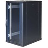 TOTEN System G, 19" spintelė, 22U, 600x1000, stiklinės priekinės durys, metalinis rėmas