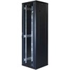 TOTEN System G, 19" spintelė, 42U, 600x600, stiklinės priekinės durys, metalinis galas