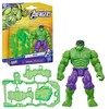 TOYS Avengers Keršytojai - Figūrėlė su pavara 11 cm - Hulk (G31005X0)
