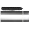 Trixie 39539, Safety net, Dog, Outdoor, Juodas, Iron, Plastic, Metal, Nylon, Powder coating