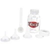 TRIXIE Suckling bottle set, 120 ml, transparent/baltas