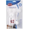 TRIXIE Suckling bottle set, 120 ml, transparent/baltas