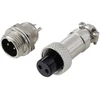 Tru Components circular pin connector socket 2-pole GX12 2 pcs (TC-13895576)