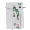 Twinco Brošiūrų laikiklis Twin Agenda A4, sieninis, su 1 skyriumi, P230xG75xA250mm
