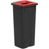 Twinco TWIN šiukšliadėžė rūšiavimui 53L – raudona 3300x3300x7400mm (1 vnt.)