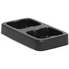 Twinco TWIN Base duo Style šiukšliadėžėms, 2 x 20 l, juodos spalvos