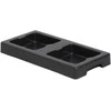 Twinco TWIN Base duo Style šiukšliadėžėms 2x53L - juoda