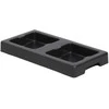 Twinco TWIN Base duo Style šiukšliadėžėms 2x53L - juoda