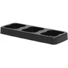 Twinco TWIN Base trio šiukšliadėžėms Style, 3 x 20 l, juodos spalvos
