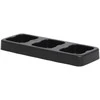 Twinco TWIN Base trio šiukšliadėžėms Style, 3 x 20 l, juodos spalvos