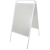 Plakatas Gadeskilt, Twinco Dviejų šviesų, 600x1010x60mm, balta