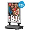 Plakatas Twinco Gatvės ženklas TWIN Light B1 Wind-pro 70x100cm pilkas