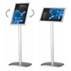 Plakatas Twinco TWIN MENU Informacinis stendas – A3 aliuminis 420x330x1200 mm (1 vnt.)