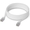 Ubiquiti Ubiquiti UACC-Cable-Patch-EL-C6A-5M-W kabelis sieciowy Półprzezroczysty, Baltas Cat6a
