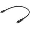 Kabelis USB Ubiquiti USB-C - USB-C 0.3 m Juodas (UACC-CABLE-USB-100W-0.3M-BK)