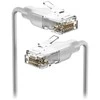 Ubiquiti UACC-Cable-Patch-EL-1M-W tinklo kabelis Translucent, Baltas Cat6