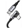 UGREEN US334 USB-C - USB-C kampinis laidas 5A PD 100W 2m