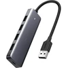 Ugreen USB HUB – 4x USB 3.2 Gen 1 su mikro USB maitinimo prievadu pilka spalva (CM219 50985)