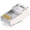 Ugreen Metalowa wtyczka RJ45 UGREEN Ethernet, 8P/8C, Cat.6, UTP (10vnt.)