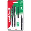 UNIBALL Uni-ball Gel Impact 153 2stk Sorte Gel Rollerpenne +2stk refills, stregbredde 1,0mm