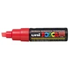 Uni MARKER PLAKATOWY UNI POSCA PC-8K FLUORESCENCYJNY Raudonas