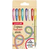 Uni Ball Signo geliniai rašikliai, 8 vnt. blizgučių spalvų, UMN-120 (blizgučių spalvos), 1,0 mm linija