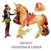 Spin Master Vienaragio akademijos rinkinys Academy Vienaragio akademijos figūrėlės Valentina ir Cinder mergaitė bei vienaragis + aksesuarai