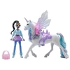 Spin Master Akademia Jednorożców Magia Skrzydeł Rinkinys lalka Layla i figurka jednorożca Glacier + priedai Unicorn Academy Wing Magic