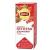 Unilever Juoda arbata LIPTON STRAWBERRY, 25vnt. x 2g/pakuotėje
