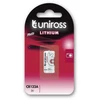 Uniross Batteries Uniross U1CR123A, vienkartinė baterija, CR123A, ličio, 3 V, 1 vnt., įvairiaspalvė