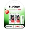 Uniross Batteries Uniross AAA 1000 NiMh baterijos