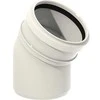 Uponor Decibelinis lenkimo vamzdis 110 mm 30° su 1 įvore