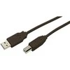 USB kabelis MediaRange USB-A - 5 m Juodas (# RCS102)