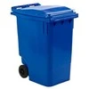 Atliekų konteineris ESE mėlynas HDPE/plastikas 360 l, atsparus UV spinduliams