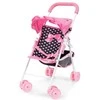 „Bayer Design Buggy Doll“ vežimėlis su skėčiu, rožinės širdelės
