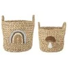 BLOOMINGVILLE MINI Agnes Basket, įvairiaspalvis, vandens hiacintas