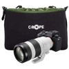 Dėklas Hello Case C-Rope CRP-CNB-XL-BLK-2 futerał do aparatu Dėklas zamykane Juodas, Žalias