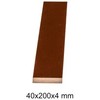 Pluošto grandymo įrankis 40x200x4 mm