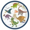 Amscan Laimingo dinozauro lėkštė, 18 cm
