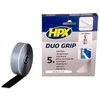 HPX dvigubo sukibimo juosta – juoda lipni lipni juosta „Velco“, 25 mm x 2 m