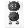 ISEASY MGBG-312A dujinė kaitlentė, 2 degikliai (balta)