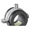 Isopipe ISOCLAMP 015x19 mm vamzdžių laikiklis, cinkuotas HD laikiklis, M8/M10, -45 iki +105°C