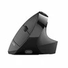 Pelė JLab JBUDS ERGONOMIC, dešinei rankai, Vertical design, RF belaidė + Bluetooth, 2400 DPI, Juodas